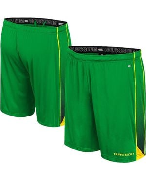 Colosseum Athletics Oregon Ducks Online Shorts - Green