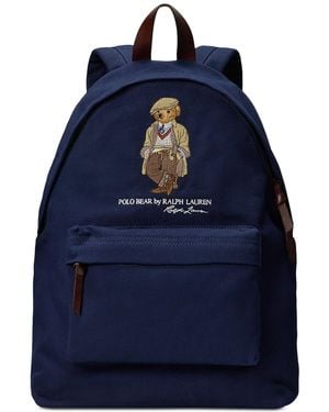 Polo Ralph Lauren Polo Bear Canvas Backpack - Blue