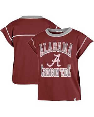 '47 Alabama Tide Sound Up Maya Cutoff T-shirt - Red