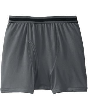 Kingsize Big & Tall Performance Flex Boxer Briefs - Gray