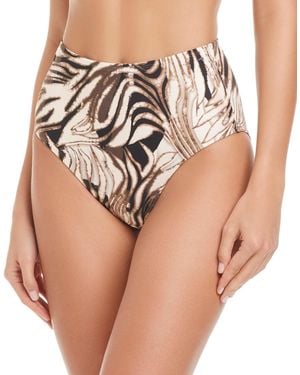 Beyond Control Wild Thing High Waisted Swim Bottoms - Natural