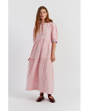 Chinti & Parker Gingham Dress - Pink