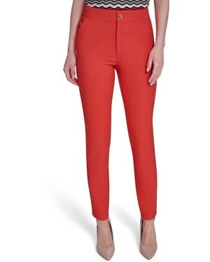 Tommy Hilfiger Mid-rise Fit Solution Skinny Pants - Red