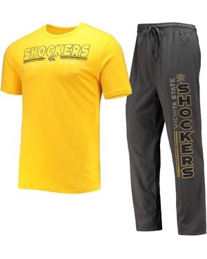 Concepts Sport Heathered Charcoal - Yellow