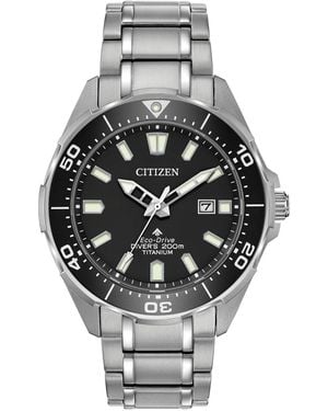 Citizen Eco-drive Promaster Diver Super Titanium Bracelet Watch 44mm - Multicolor