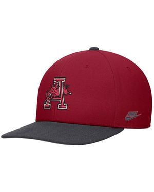 Nike Arkansas Razorbacks Vintage Snapback Hat - Red