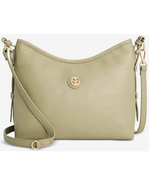 Giani Bernini Pebble Soft Medium Shoulder Bag - Natural