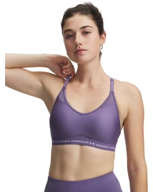 Under Armour Crossback Low Bra - Purple
