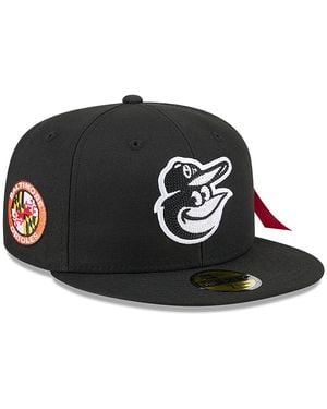KTZ X Alpha Industries Baltimore Orioles 59fifty Fitted Hat - Black