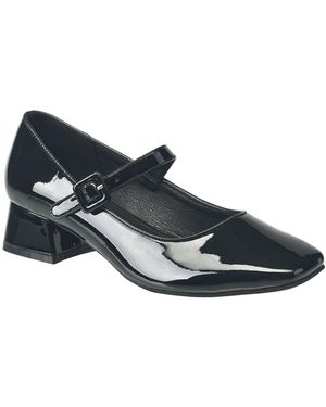 French Connection Bette Mary Jane Block Heel - Black