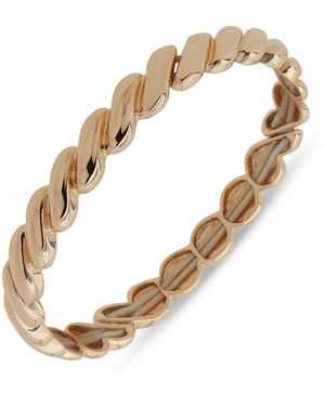 Nine West Tone Twisted Stretch Bracelet - Metallic