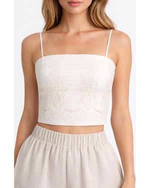 Bishop + Young Bishop + Young Bishop + Young Sorrento Corset Top - White