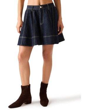 Steve Madden Circle A-line Skirt - Blue