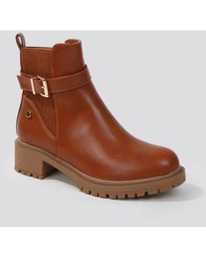 BERNESS Shane Chelsea Booties - Brown