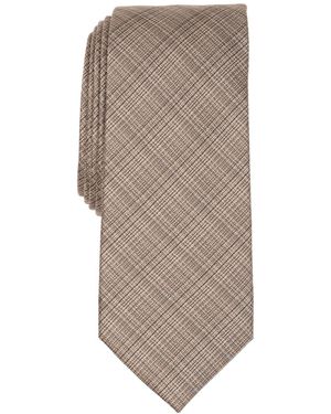 Alfani Bennett Slim Tie - Brown