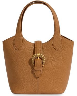 Sam Edelman Lucy Buckle Medium Crossbody Handbag - Brown