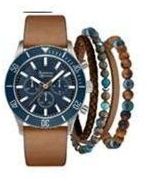 Playzoom American Exchange Quartz Polyurethane Strap Watch - Black