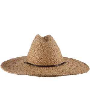 Dorfman Pacific Raffia Lifeguard Chin Cord Hat - Natural