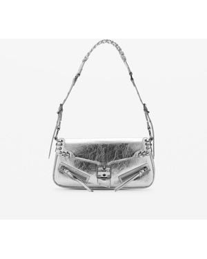 Mango Buckle Detail Shoulder Bag - White