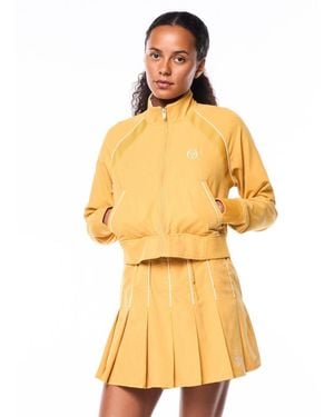 Sergio Tacchini Via Cropped Track Jacket - Yellow