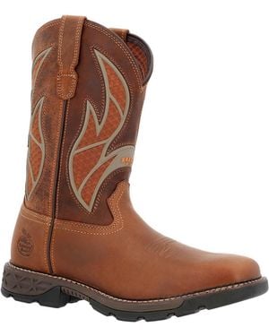 Georgia Boot Carbo-tec Flx Pull-on - Brown