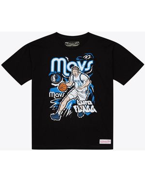 Mitchell & Ness Dallas Mavericks Cooper flagg Chalked Up T-shirt - Black