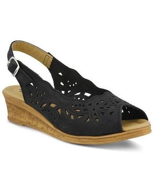Spring Step Orella Slingbacks - Black