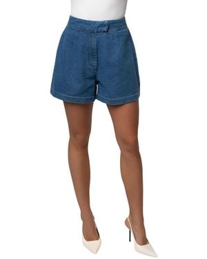 JLUXLABEL City Stroll Denim Shorts - Blue