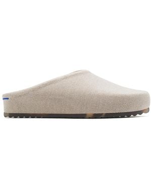 Rothy's Casual Clog Round Toe Mules - White