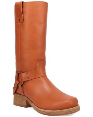 Dingo Rip Leather Boot - Brown