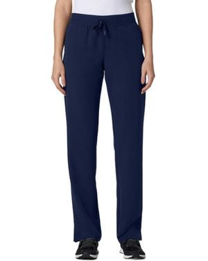 Jaanuu Plus Size Xenos 5-pocket Classic Mid-rise Scrub Pant - Blue