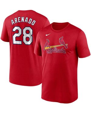 Nike Nolan Arenado St. Louis Cardinals Legend Name And Number Home T-shirt - Red