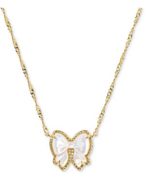 Kendra Scott Haley Bow Short Pendant Necklace - Metallic