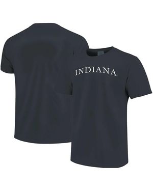 Image One And Indiana Hoosiers Comfort Colors Fashion Color Arch T-shirt - Blue