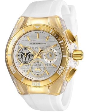 TechnoMarine Cruise California Tm-118133 41mm Quartz Chronograph Watch - Metallic