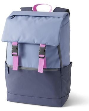 Lands' End Kids Flap Front Backpack - Blue