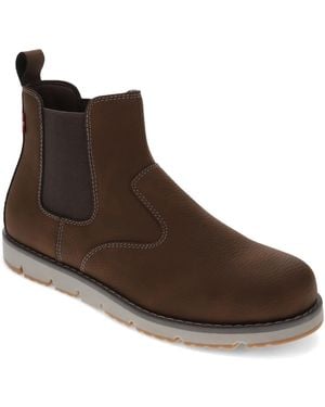 Levi's Chelsea logger Round-toe Boots - Brown