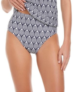 Beyond Control High Waisted Swim Bottoms - Blue