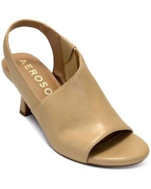 Aerosoles Dear Dress Heeled Sandals - Metallic