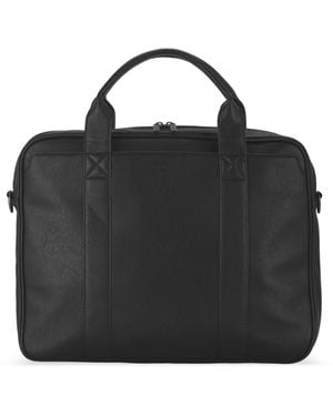 Bugatti Palermo 13" Leather Briefcase - Black