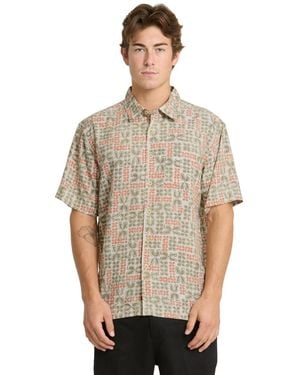 Quiksilver Regular-fit Print Shirt - Gray