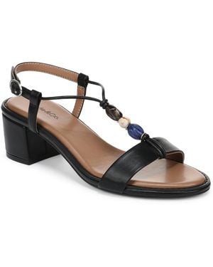 Style & Co. Blancaa Block Heel Stone Dress Sandals - Multicolor