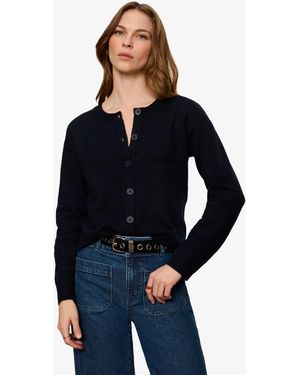 Sanctuary Petite Must-have Semi-cropped Cardigan - Blue
