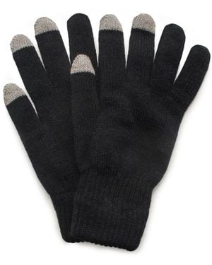 Muk Luks 2 Layer Knit Glove - Black