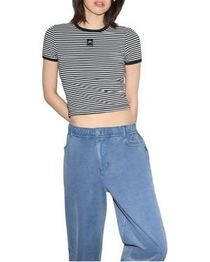 Converse Box Star Print Tops & Tees - Blue