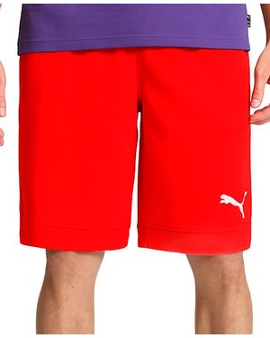 PUMA Drycell 10" Basketball Shorts - Red