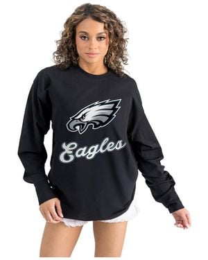 Gameday Couture Philadelphia Eagles Oversized Long Sleeve T-shirt - White