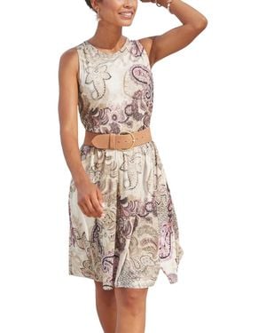 Lascana Viscose Printed Sleeveless - White