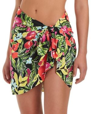Red Carter Casablanca Classic Pareo Cover-up Skirt - Red