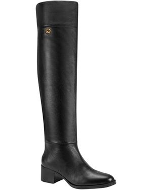 Donna Karan Hera Block Heel Boots - Black